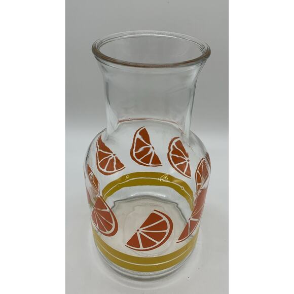 Vintage Libbey Glass Juice Carafe Pitcher 56 oz. Retro MCM Canada EUC - Picture 2 of 5